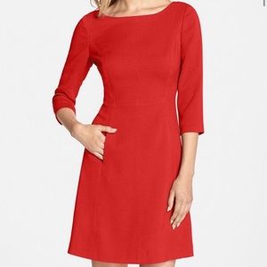 VINCE CAMUTO CORAL DRESS WITH POCKETS